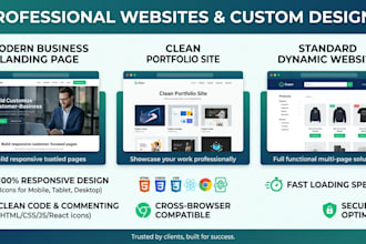 build responsive business websites and custom web designs