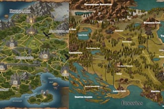 do vector map illustration fantasy game map event map inkarnate map dnd map