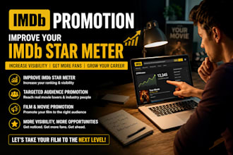 imdb promotion film promotion improve imdb starmeter imdb starmeterank imdb rank