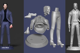 convert 2d sketch to 3d model paint color split stl 3mf printable 3d sculpt