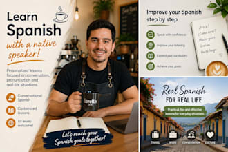 teach conversational spanish to beginners and intermediates