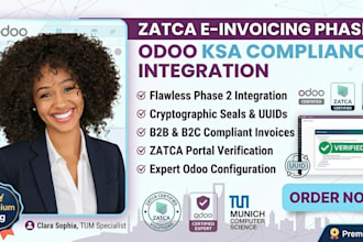 provide zatca e invoicing phase 2 integration odoo expert ksa compliance ksa