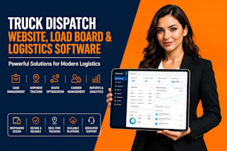 develop a truck dispatch website load board and logistics software