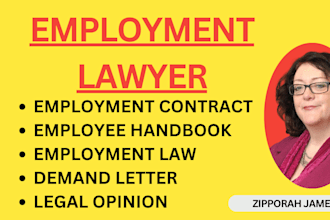 be your employment lawyer for workplace disputes, harassment, and labor claims
