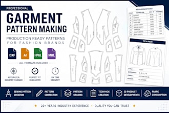 garment pattern making and grading