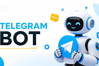 develop a custom telegram bot in python for your business