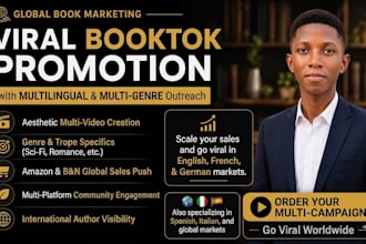 do kindle book promotion and twitter shoutout for indie