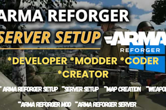 create arma reforger mods server setup custom weapons scripts and maps