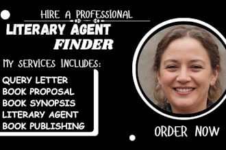 find literary agent for book publishing, query letter, book proposal, synopsis