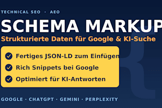 schema markup und rich snippets für google und ai search einrichten