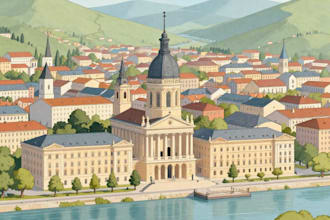 illustrate cityscape, architecture, landscape for you