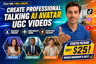 create professional talking ai avatar ugc videos for your brand