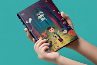 children book cover design art
