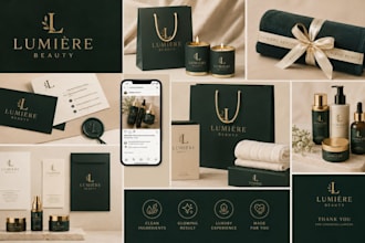 canva brand kit, social media kit, instagram poster and brand style guide