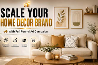 run full funnel meta ads strategy for home decor brands