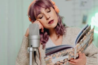 be female audiobook narrator acx narration voice over audible audiobook