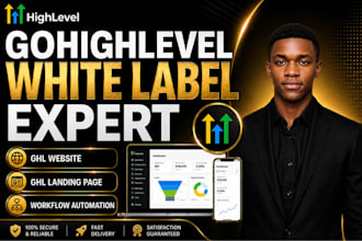setup gohighlevel white label, saas, workflows and ghl CRM automation ghl setup
