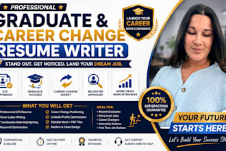 write a professional resume for graduates and career changers