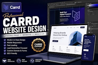 design carrd website carrd landing page redesign carrd website carrd co design