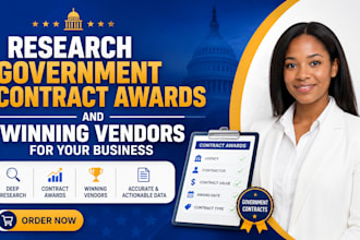 research government contract awards and winning vendors for your business