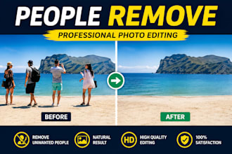 remove unwanted people from photos