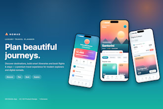 design a modern mobile app UI UX in figma