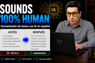 humanize ai generated text in spanish