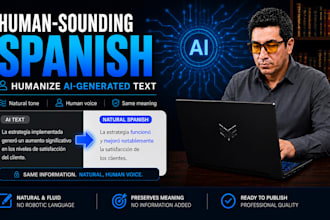humanize ai generated text in spanish
