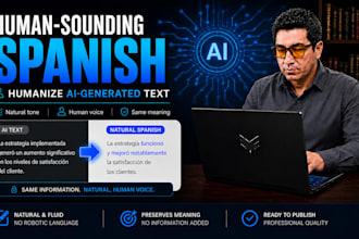 humanize ai generated text in spanish