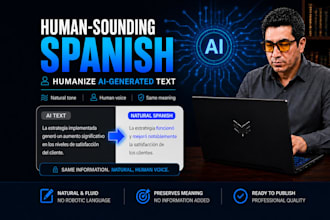 humanize ai generated text in spanish