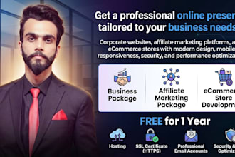 build a professional business, affiliate or ecommerce wordpress website