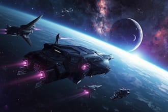 sci fi illustration and sci fi art