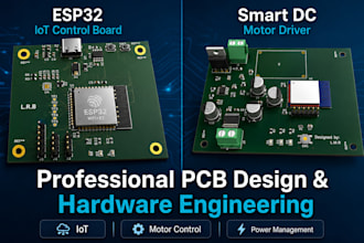 design a professional pcb layout and schematic in kicad