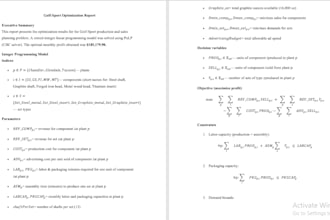 do quality control supply chain mathematical models minitab excel solver project