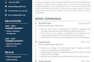 write a professional CV and resume for south africa jobs