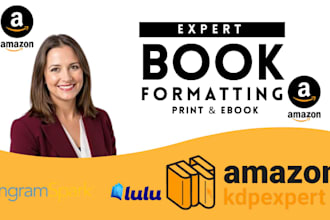 do book formatting for print book and ebook