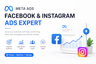 be your meta ads expert for facebook and instagram ads