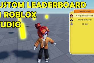 develop roblox lua script, game mechanics, leaderboard