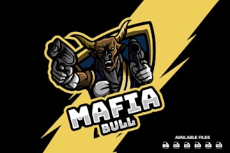 design a professional mafia and gangster logo