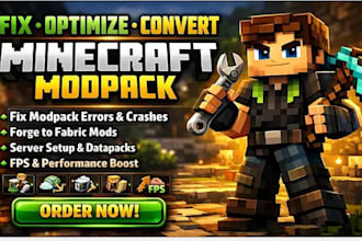 create or fix minecraft modpack update old mods convert forge mods to fabric