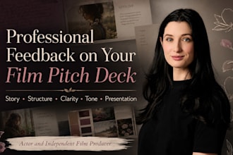 review your film pitch deck