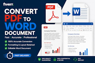 convert PDF to editable word document