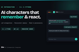 integrate ai and llms into your app, game, or engine