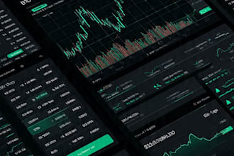 crypto news article blogs and graph design post