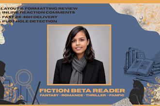 be your fast fiction beta reader for romance and fantasy