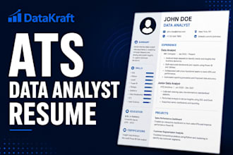 write an ats friendly data analyst resume that gets interviews