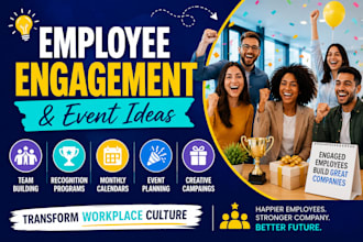 create employee engagement activities and event ideas for your company