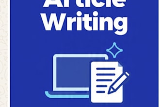 write SEO blog articles and websites