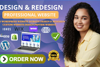 design, redesign wordpress website, fda compliant peptide website, peptide store