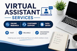 do simple online research and virtual assistant tasks